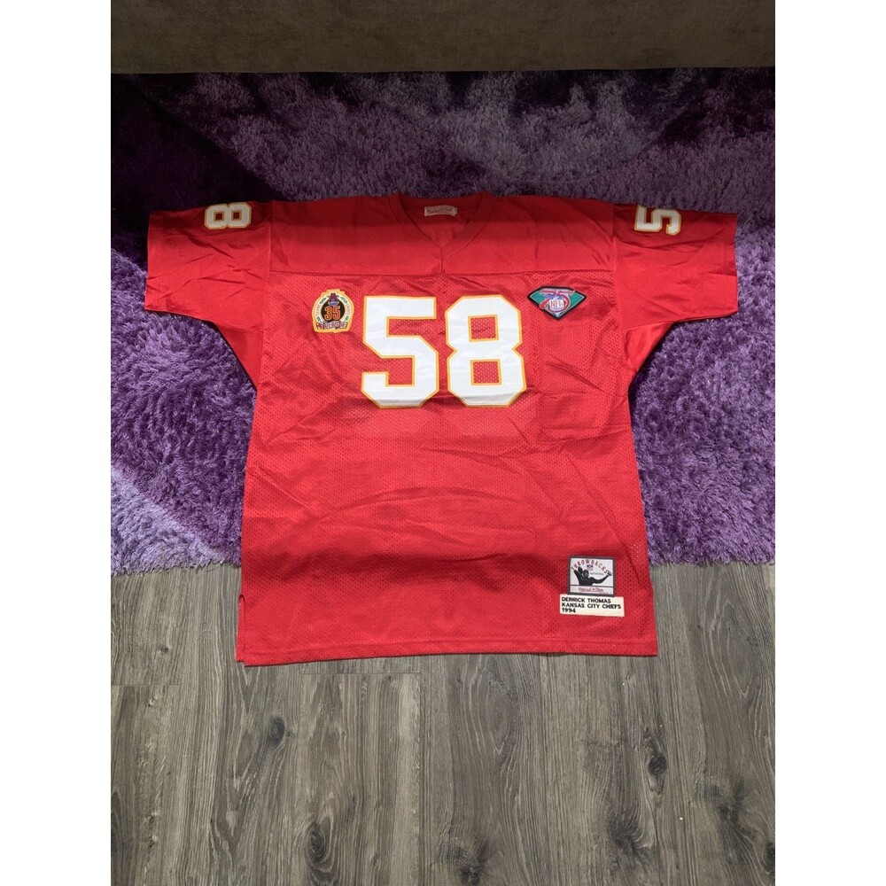 Derrick Thomas Mitchell & Ness 1994 Kansas City Chiefs Authentic Football Jersey